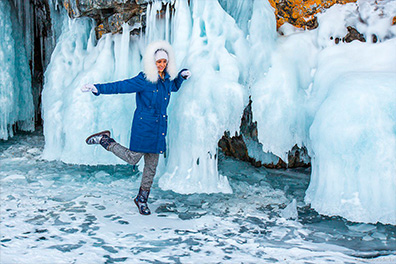Ледовые насплески, фототуры на Байкал